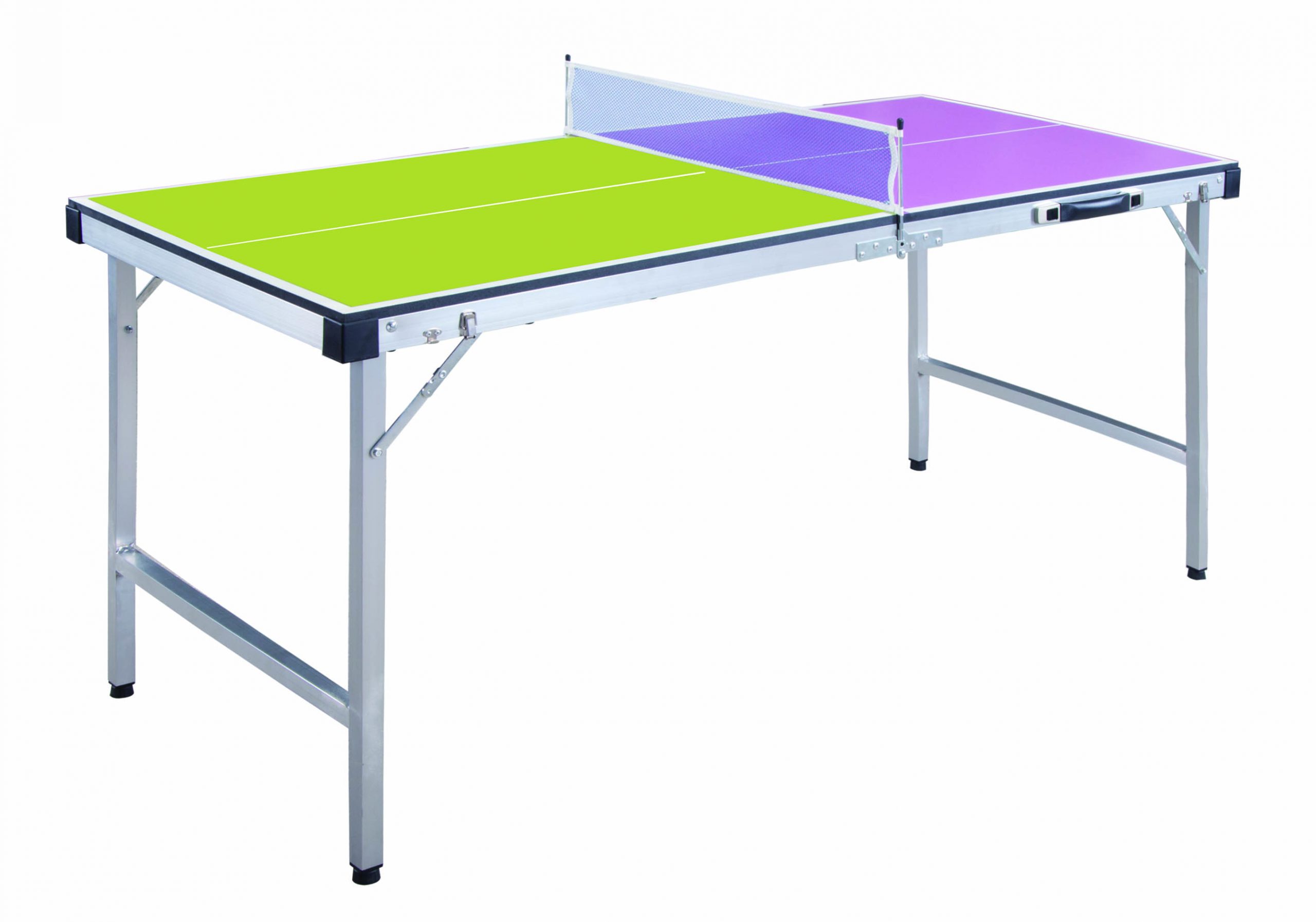 Tavolo da Ping Pong Indoor Pieghevole a valigetta legno e Acciaio racchette 